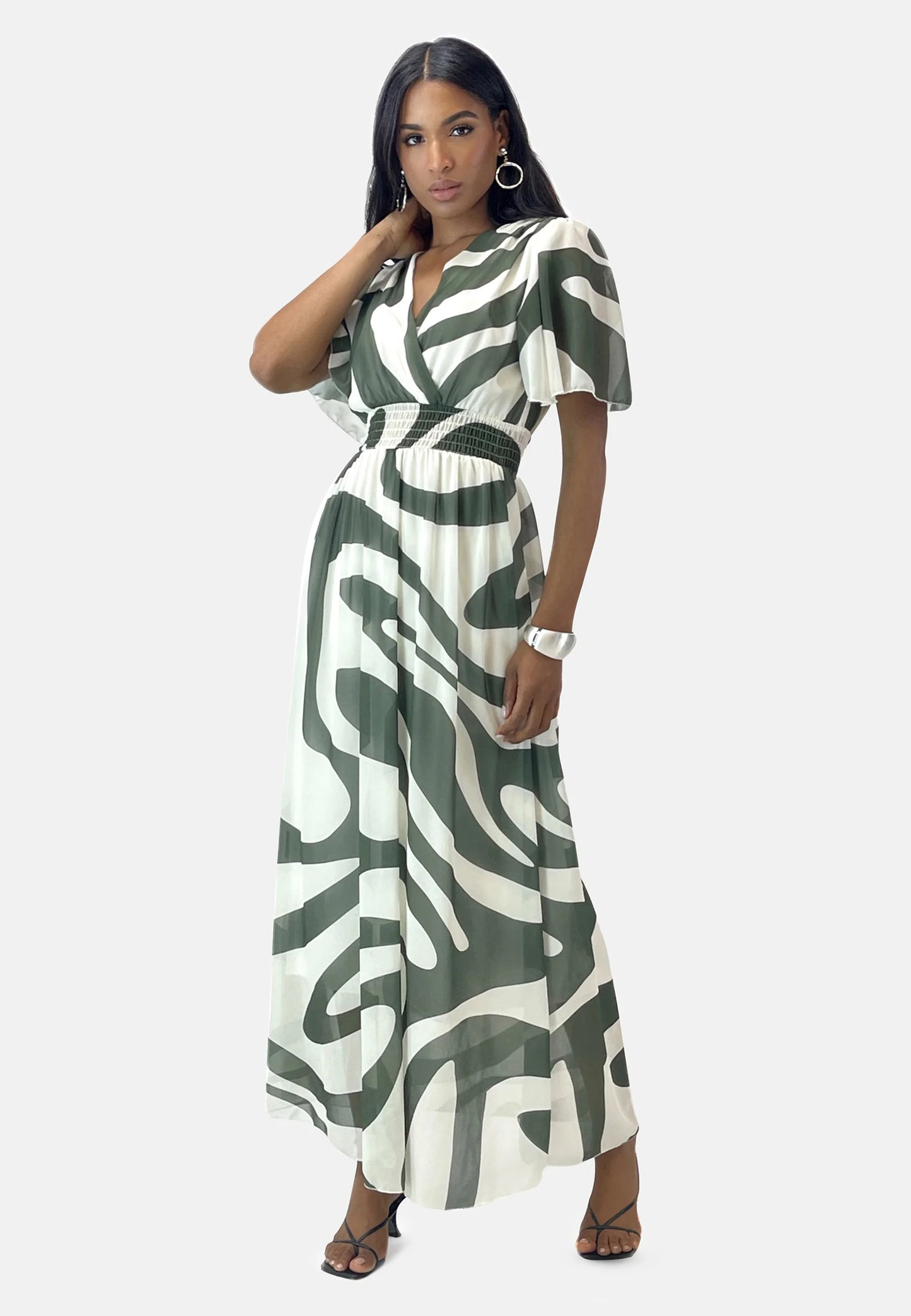Tamara | Robe longue verte