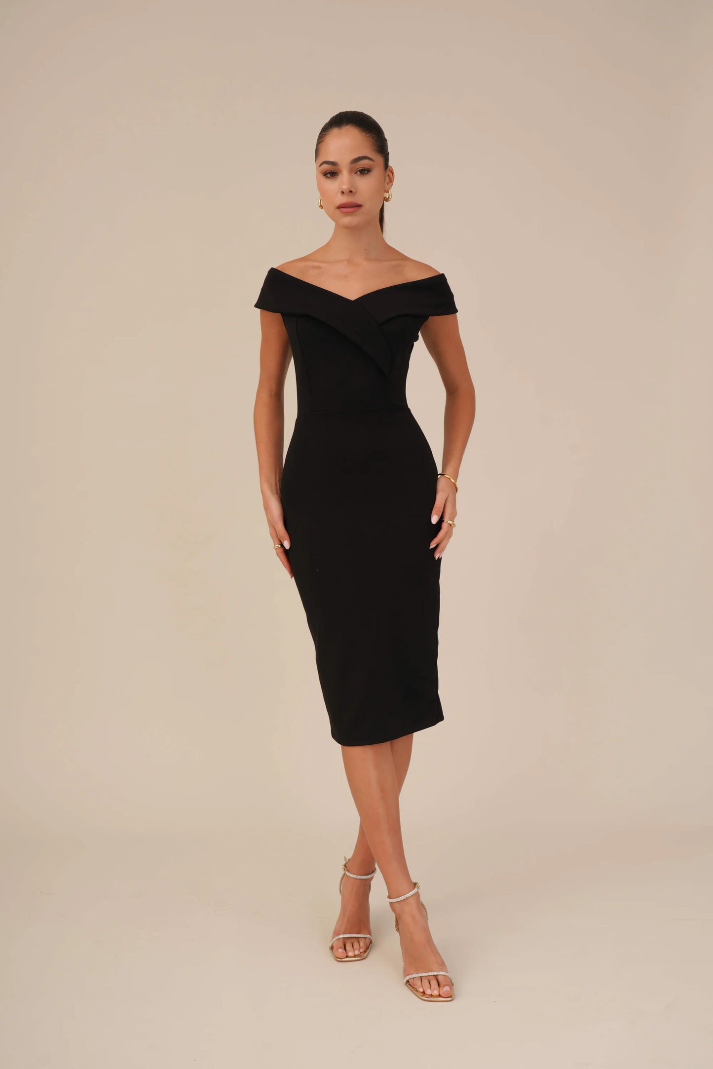 Sarah | Robe cocktail - rouge