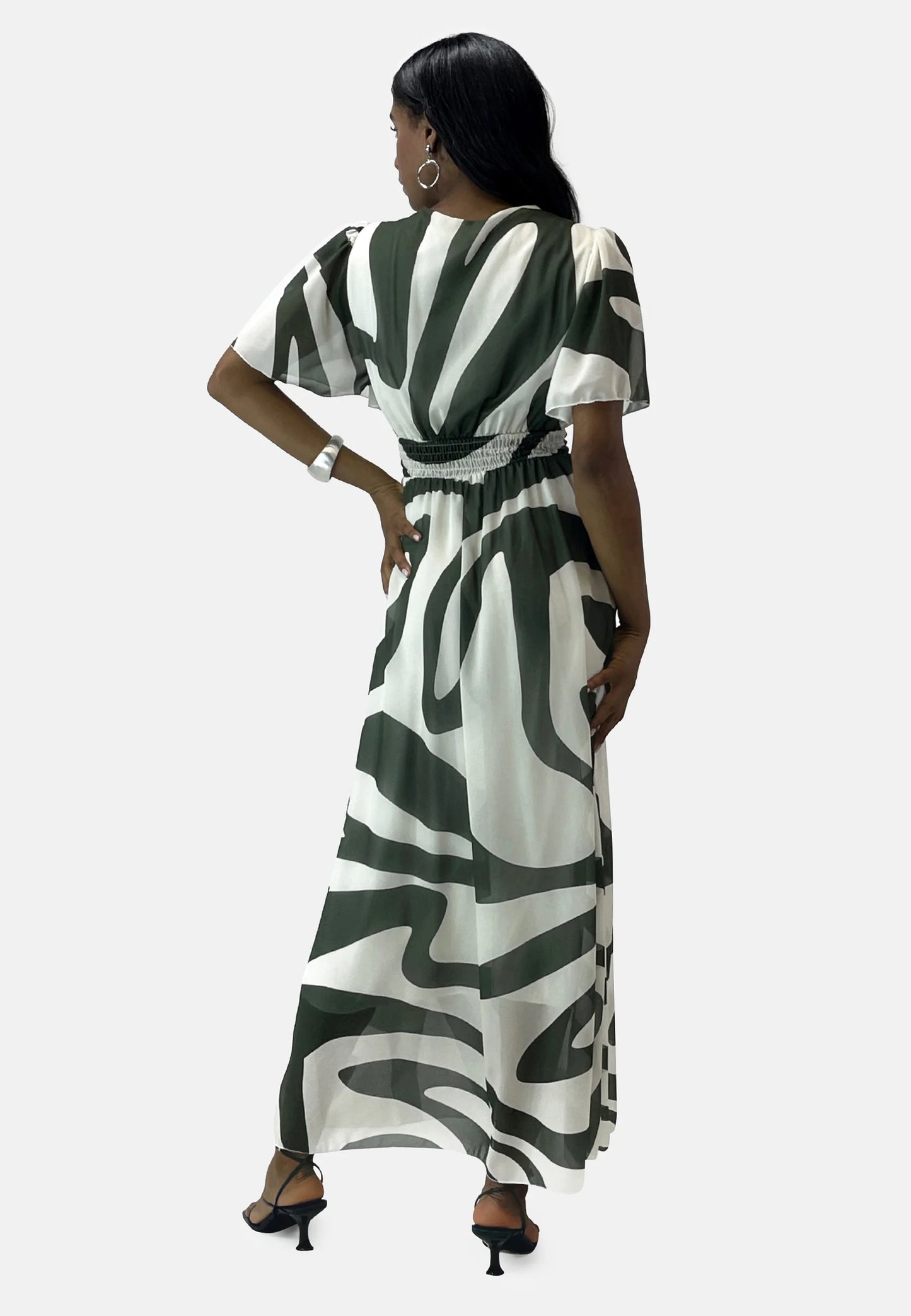Tamara | Robe longue verte